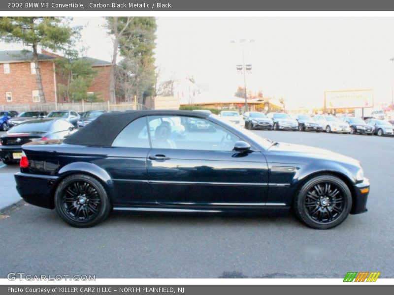 Carbon Black Metallic / Black 2002 BMW M3 Convertible