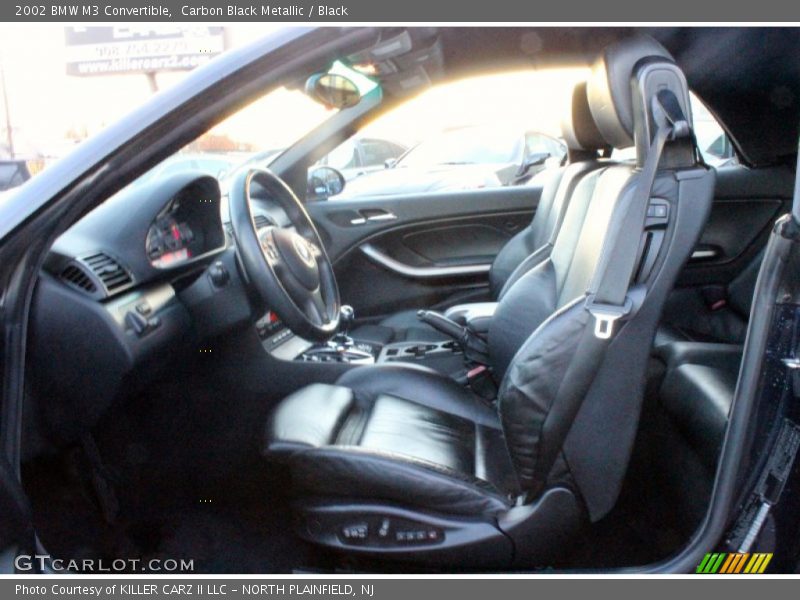 Carbon Black Metallic / Black 2002 BMW M3 Convertible