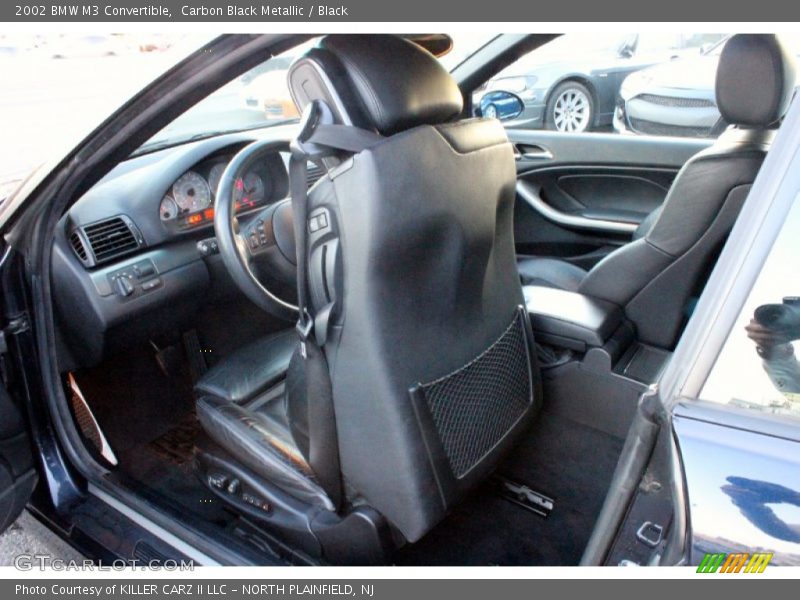 Carbon Black Metallic / Black 2002 BMW M3 Convertible