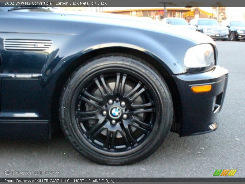 Carbon Black Metallic / Black 2002 BMW M3 Convertible