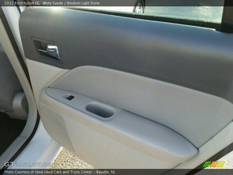 White Suede / Medium Light Stone 2012 Ford Fusion SE