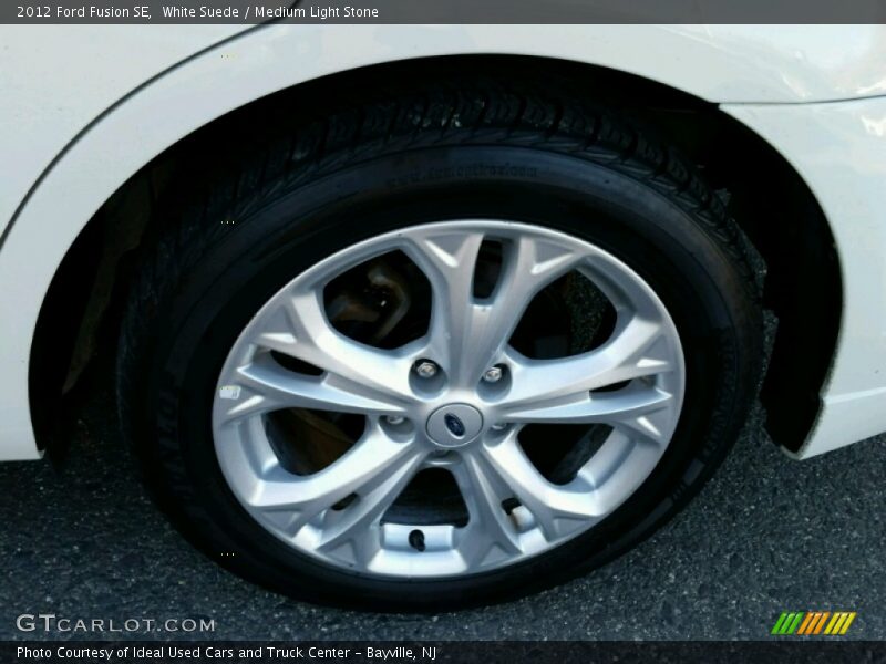 White Suede / Medium Light Stone 2012 Ford Fusion SE