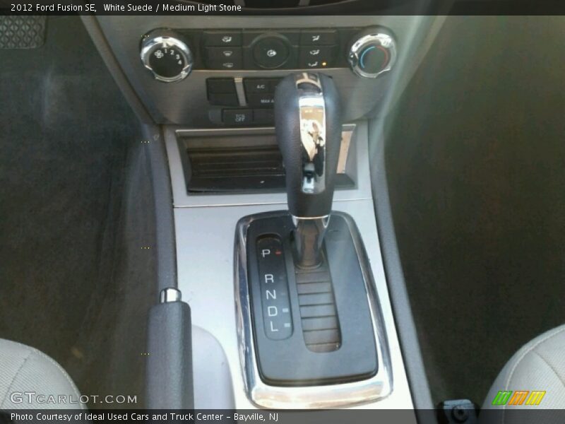 White Suede / Medium Light Stone 2012 Ford Fusion SE