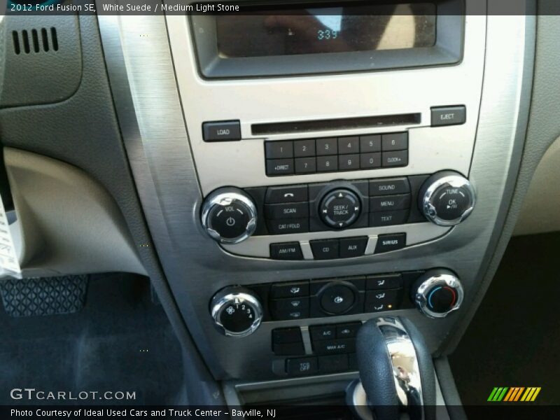 White Suede / Medium Light Stone 2012 Ford Fusion SE