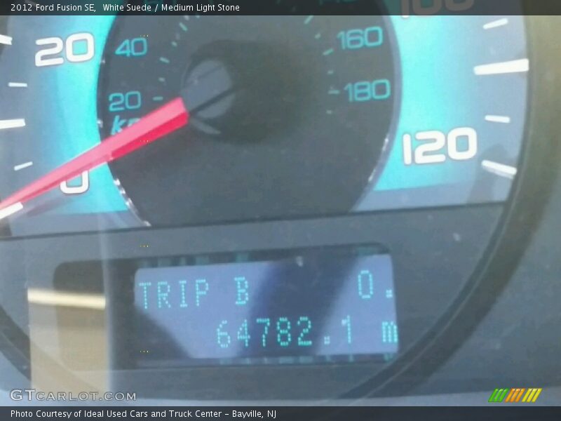White Suede / Medium Light Stone 2012 Ford Fusion SE
