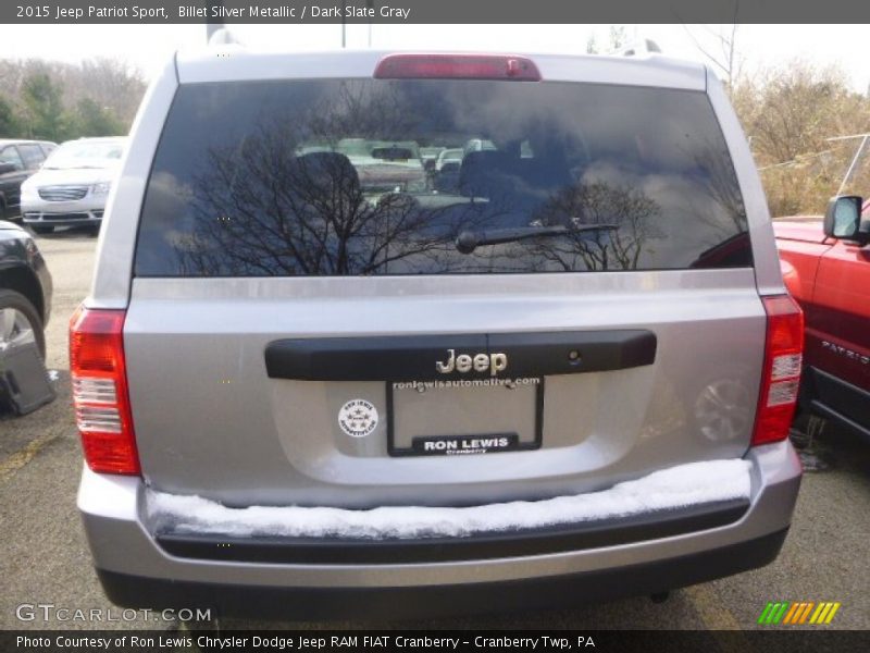 Billet Silver Metallic / Dark Slate Gray 2015 Jeep Patriot Sport