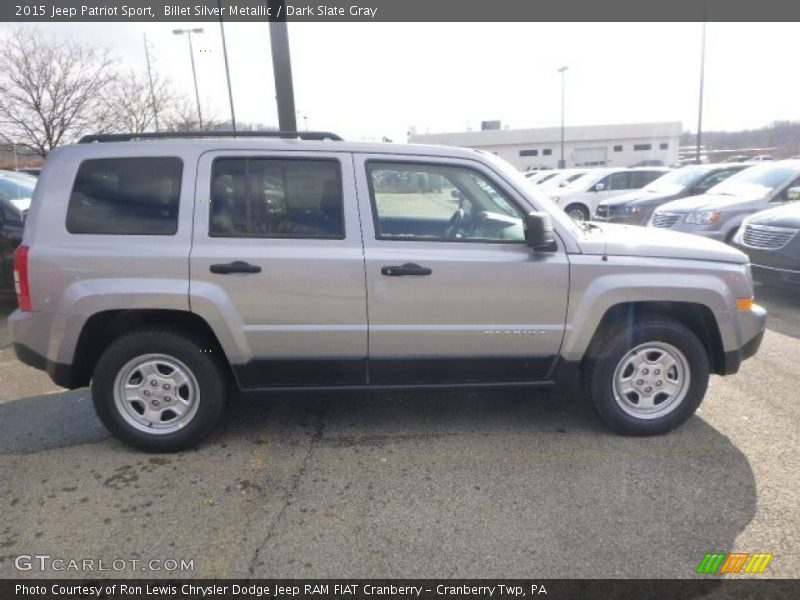 Billet Silver Metallic / Dark Slate Gray 2015 Jeep Patriot Sport