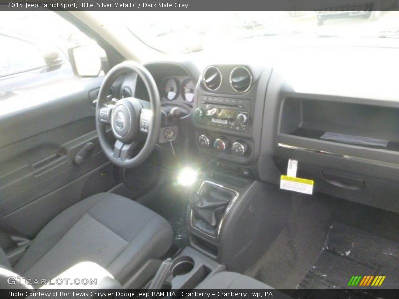 Billet Silver Metallic / Dark Slate Gray 2015 Jeep Patriot Sport