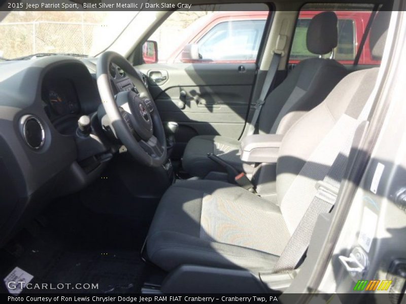 Billet Silver Metallic / Dark Slate Gray 2015 Jeep Patriot Sport