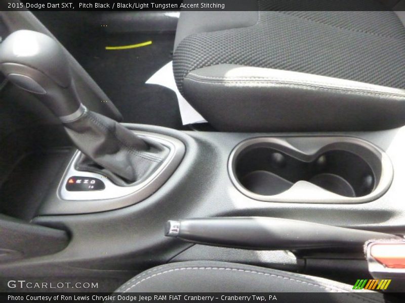 Pitch Black / Black/Light Tungsten Accent Stitching 2015 Dodge Dart SXT