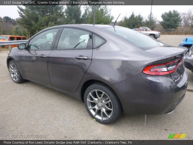 Granite Crystal Metallic / Black/Light Tungsten Accent Stitching 2015 Dodge Dart SXT