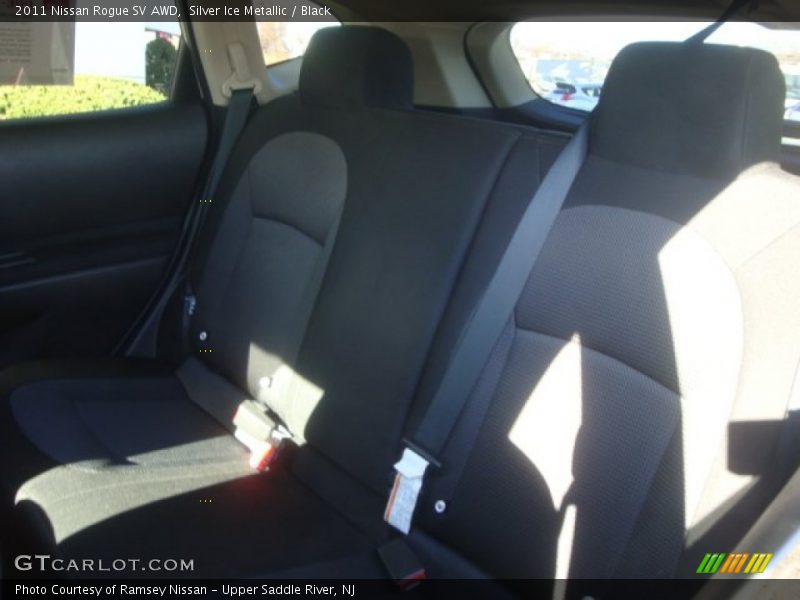 Silver Ice Metallic / Black 2011 Nissan Rogue SV AWD
