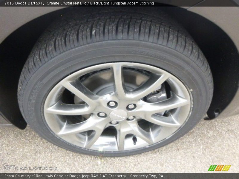 Granite Crystal Metallic / Black/Light Tungsten Accent Stitching 2015 Dodge Dart SXT