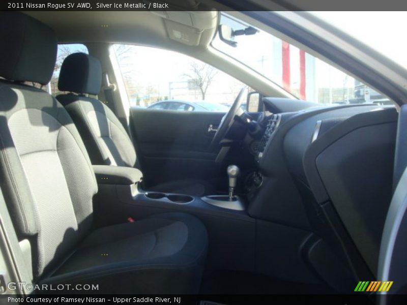 Silver Ice Metallic / Black 2011 Nissan Rogue SV AWD