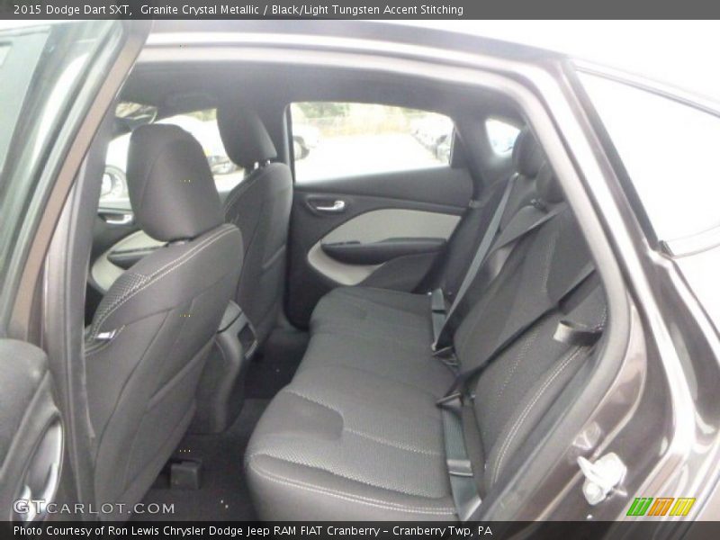 Granite Crystal Metallic / Black/Light Tungsten Accent Stitching 2015 Dodge Dart SXT