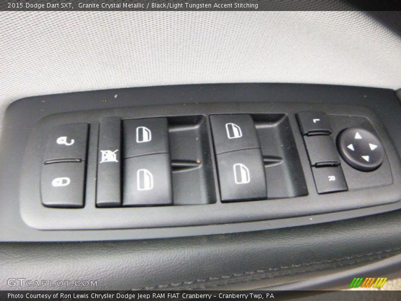 Granite Crystal Metallic / Black/Light Tungsten Accent Stitching 2015 Dodge Dart SXT