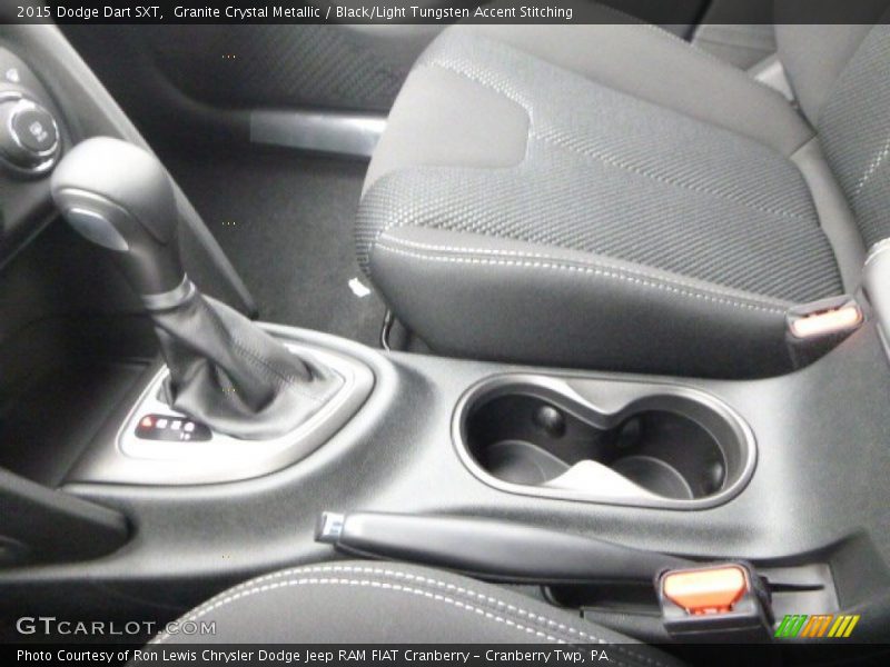 Granite Crystal Metallic / Black/Light Tungsten Accent Stitching 2015 Dodge Dart SXT