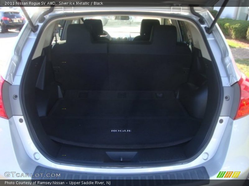 Silver Ice Metallic / Black 2011 Nissan Rogue SV AWD