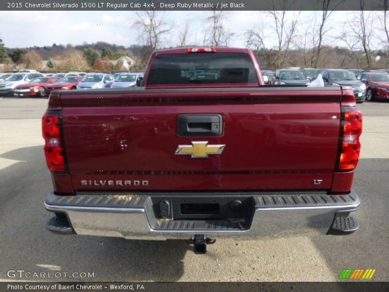 Deep Ruby Metallic / Jet Black 2015 Chevrolet Silverado 1500 LT Regular Cab 4x4