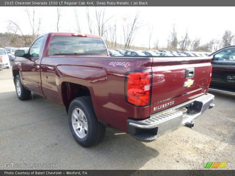 Deep Ruby Metallic / Jet Black 2015 Chevrolet Silverado 1500 LT Regular Cab 4x4