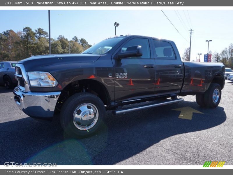Granite Crystal Metallic / Black/Diesel Gray 2015 Ram 3500 Tradesman Crew Cab 4x4 Dual Rear Wheel