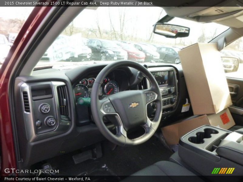 Deep Ruby Metallic / Jet Black 2015 Chevrolet Silverado 1500 LT Regular Cab 4x4