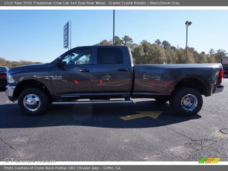 Granite Crystal Metallic / Black/Diesel Gray 2015 Ram 3500 Tradesman Crew Cab 4x4 Dual Rear Wheel