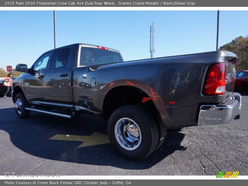 Granite Crystal Metallic / Black/Diesel Gray 2015 Ram 3500 Tradesman Crew Cab 4x4 Dual Rear Wheel
