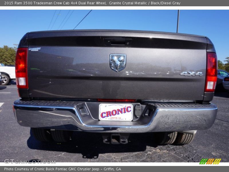 Granite Crystal Metallic / Black/Diesel Gray 2015 Ram 3500 Tradesman Crew Cab 4x4 Dual Rear Wheel