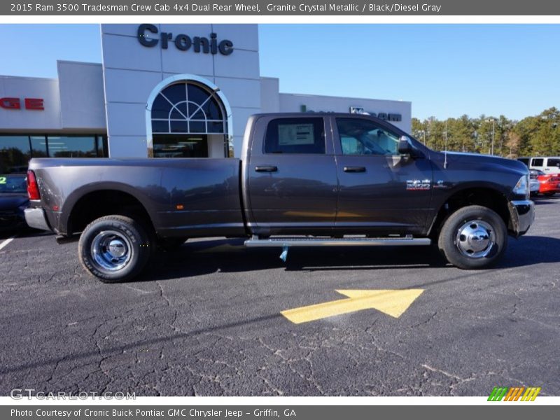 Granite Crystal Metallic / Black/Diesel Gray 2015 Ram 3500 Tradesman Crew Cab 4x4 Dual Rear Wheel
