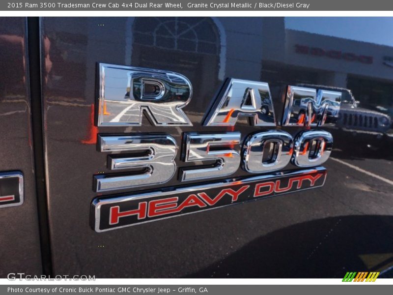 Granite Crystal Metallic / Black/Diesel Gray 2015 Ram 3500 Tradesman Crew Cab 4x4 Dual Rear Wheel