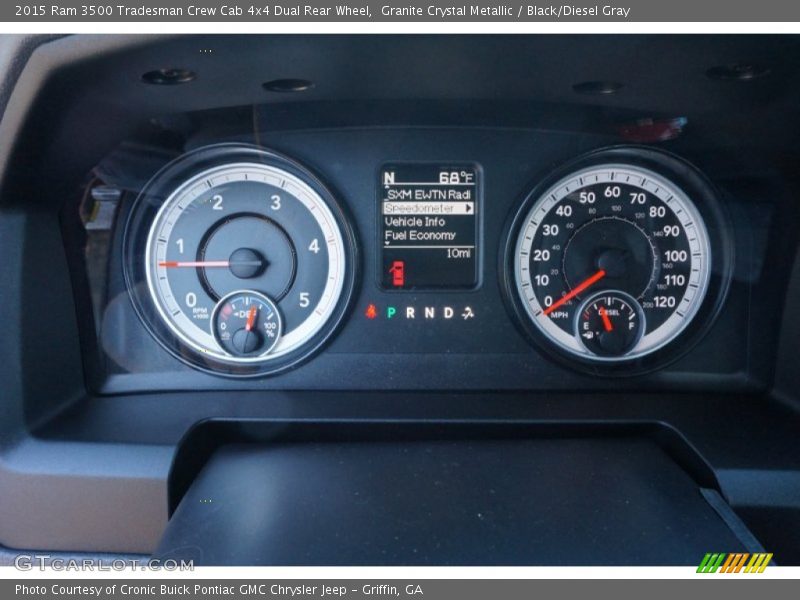  2015 3500 Tradesman Crew Cab 4x4 Dual Rear Wheel Tradesman Crew Cab 4x4 Dual Rear Wheel Gauges