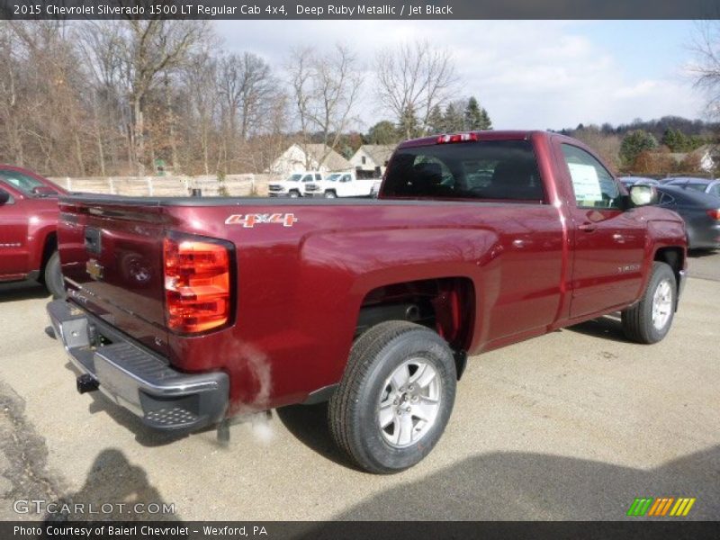 Deep Ruby Metallic / Jet Black 2015 Chevrolet Silverado 1500 LT Regular Cab 4x4