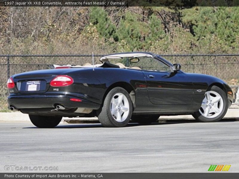 Anthracite Pearl Metallic / Oatmeal 1997 Jaguar XK XK8 Convertible