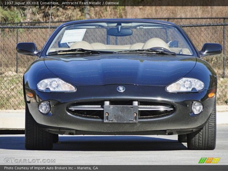 Anthracite Pearl Metallic / Oatmeal 1997 Jaguar XK XK8 Convertible