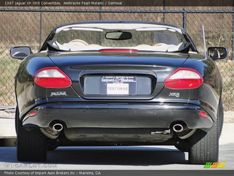 Anthracite Pearl Metallic / Oatmeal 1997 Jaguar XK XK8 Convertible