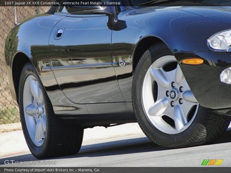 Anthracite Pearl Metallic / Oatmeal 1997 Jaguar XK XK8 Convertible