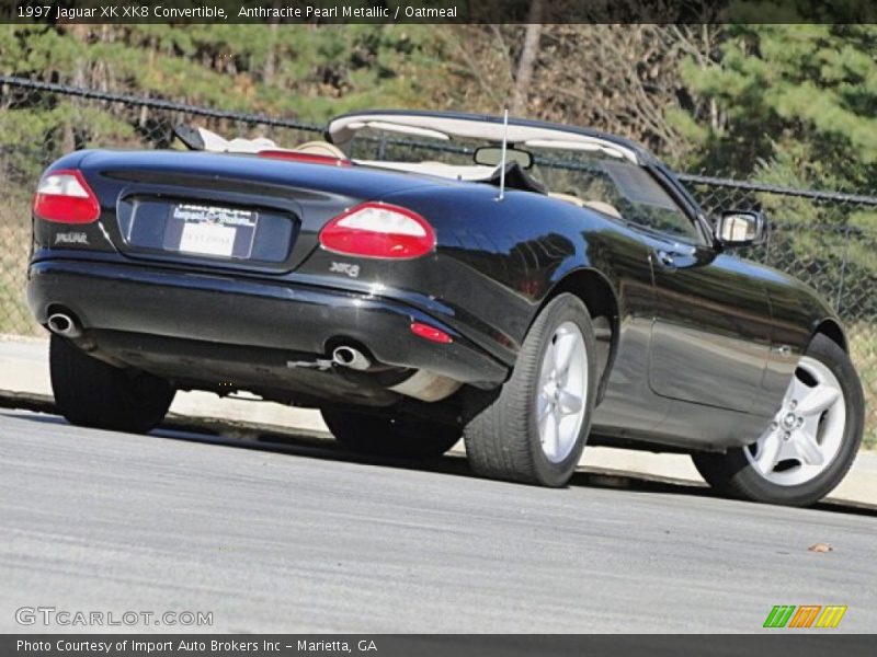 Anthracite Pearl Metallic / Oatmeal 1997 Jaguar XK XK8 Convertible
