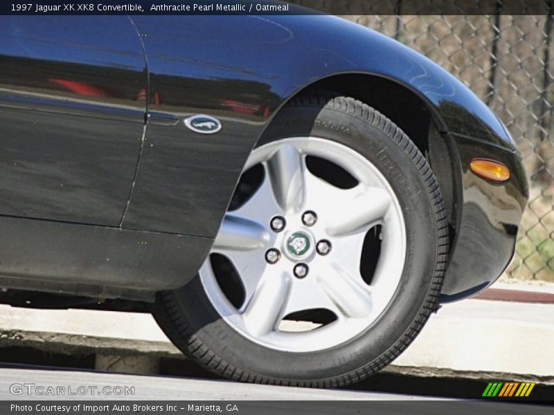 Anthracite Pearl Metallic / Oatmeal 1997 Jaguar XK XK8 Convertible