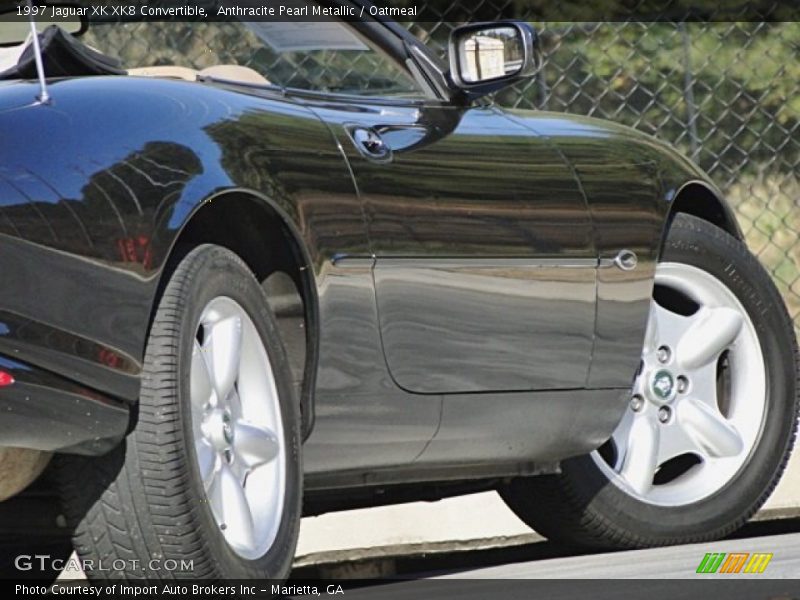 Anthracite Pearl Metallic / Oatmeal 1997 Jaguar XK XK8 Convertible