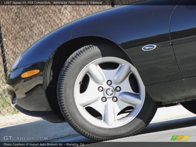 Anthracite Pearl Metallic / Oatmeal 1997 Jaguar XK XK8 Convertible