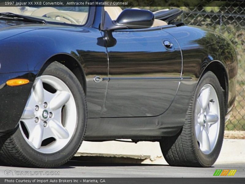 Anthracite Pearl Metallic / Oatmeal 1997 Jaguar XK XK8 Convertible