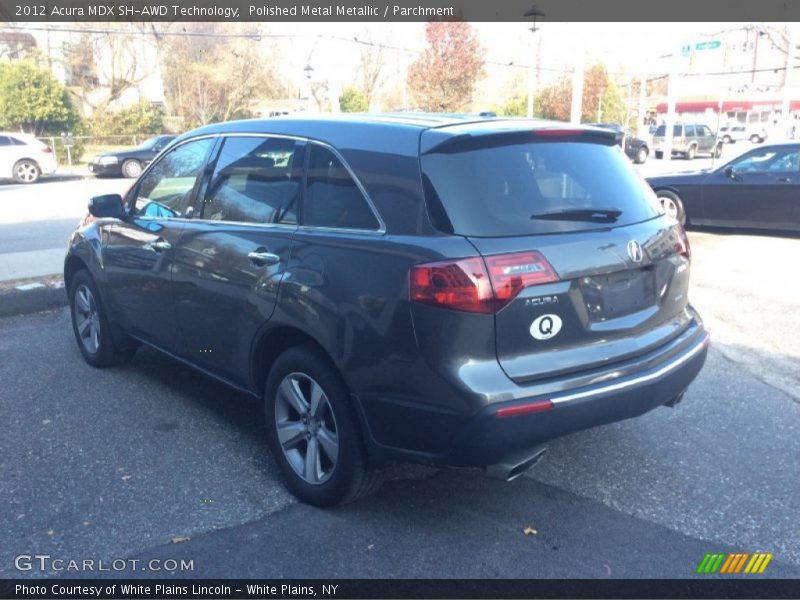 Polished Metal Metallic / Parchment 2012 Acura MDX SH-AWD Technology