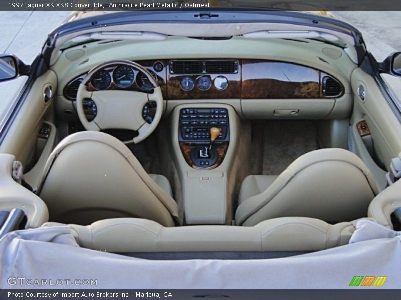Anthracite Pearl Metallic / Oatmeal 1997 Jaguar XK XK8 Convertible
