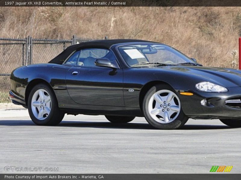 Anthracite Pearl Metallic / Oatmeal 1997 Jaguar XK XK8 Convertible