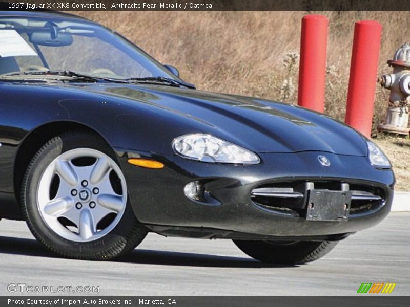 Anthracite Pearl Metallic / Oatmeal 1997 Jaguar XK XK8 Convertible