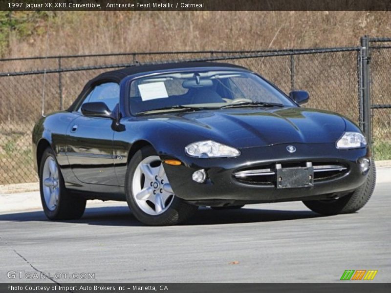 Anthracite Pearl Metallic / Oatmeal 1997 Jaguar XK XK8 Convertible