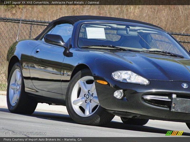 Anthracite Pearl Metallic / Oatmeal 1997 Jaguar XK XK8 Convertible