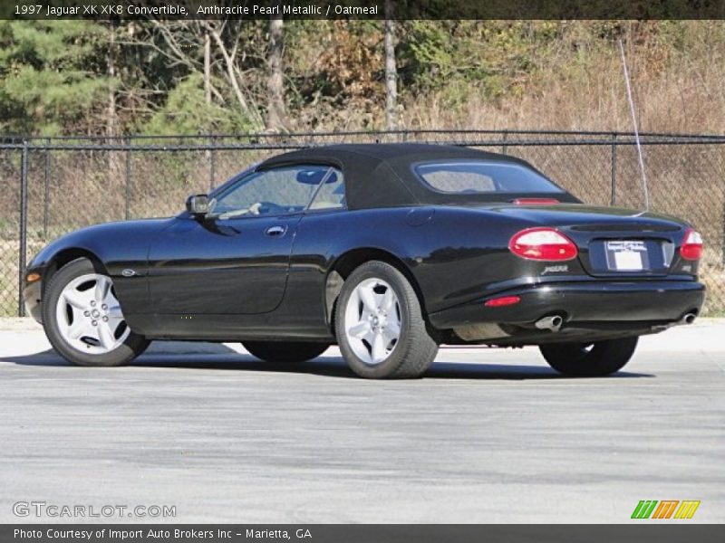 Anthracite Pearl Metallic / Oatmeal 1997 Jaguar XK XK8 Convertible