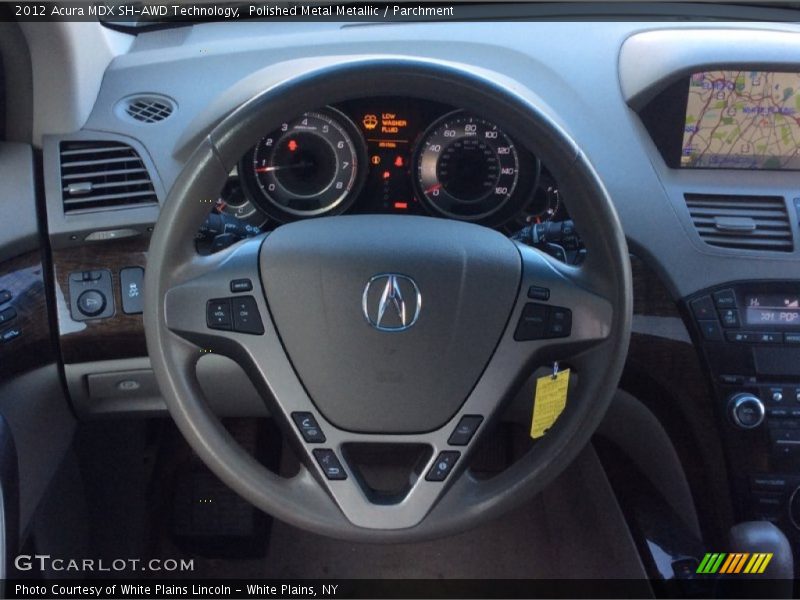 Polished Metal Metallic / Parchment 2012 Acura MDX SH-AWD Technology